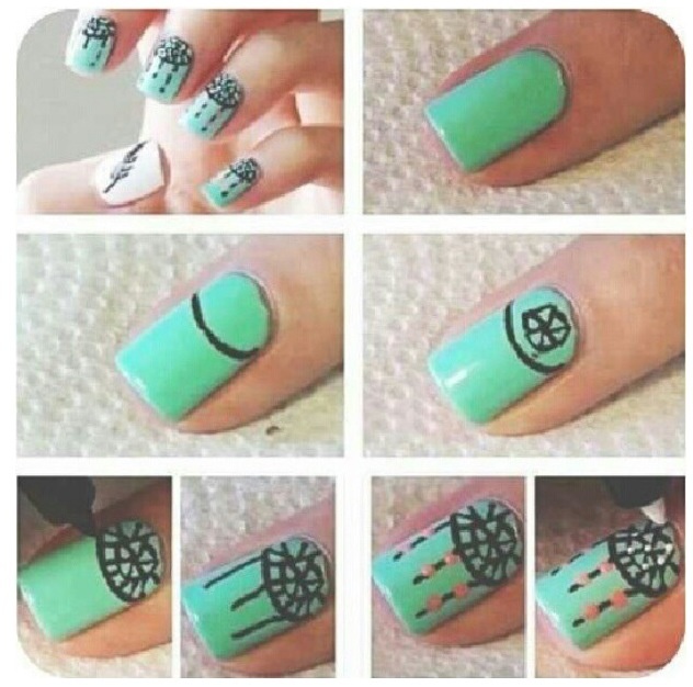 15 Cute Nail Art Designs Step By Step Images