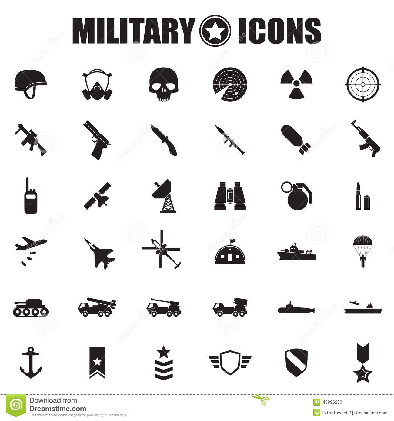 Military Icons and Symbols