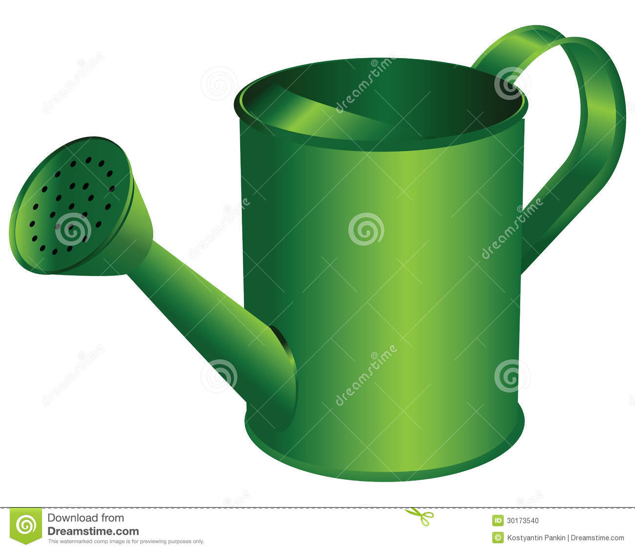 Plant Watering Can Illustration