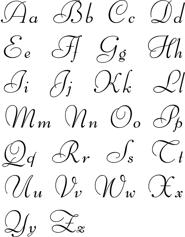 How To Write Pretty Print Handwriting Alphabet