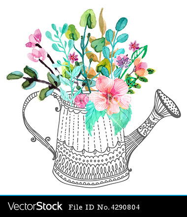 Watering Can Vector