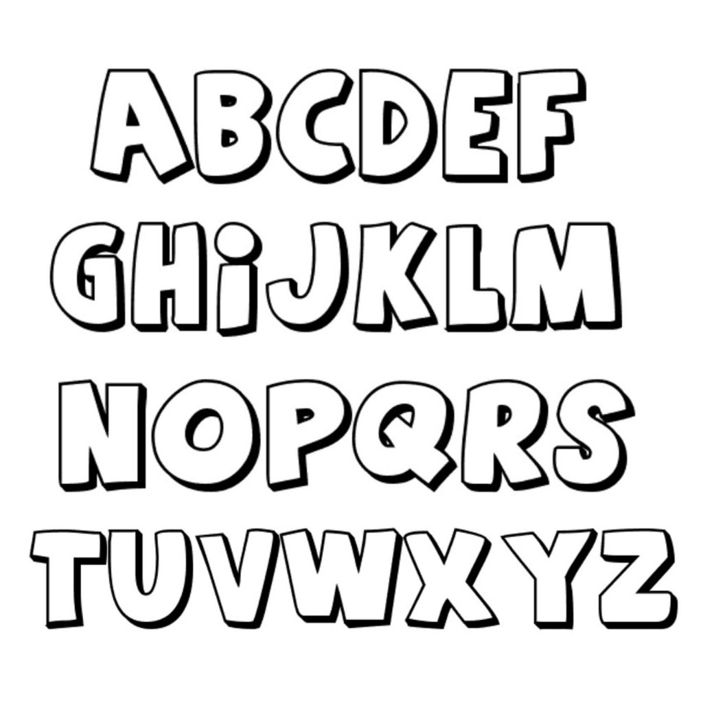 cool word fonts abc