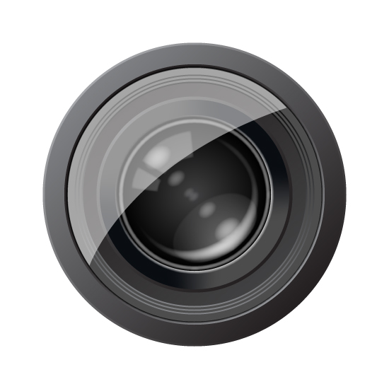 Camera Lens Vector Logo