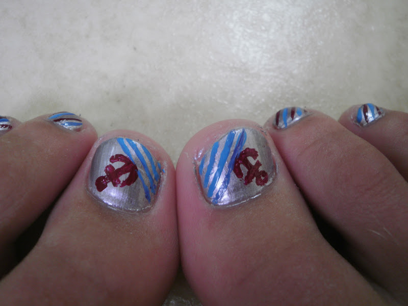 Crazy Toe Nail Designs