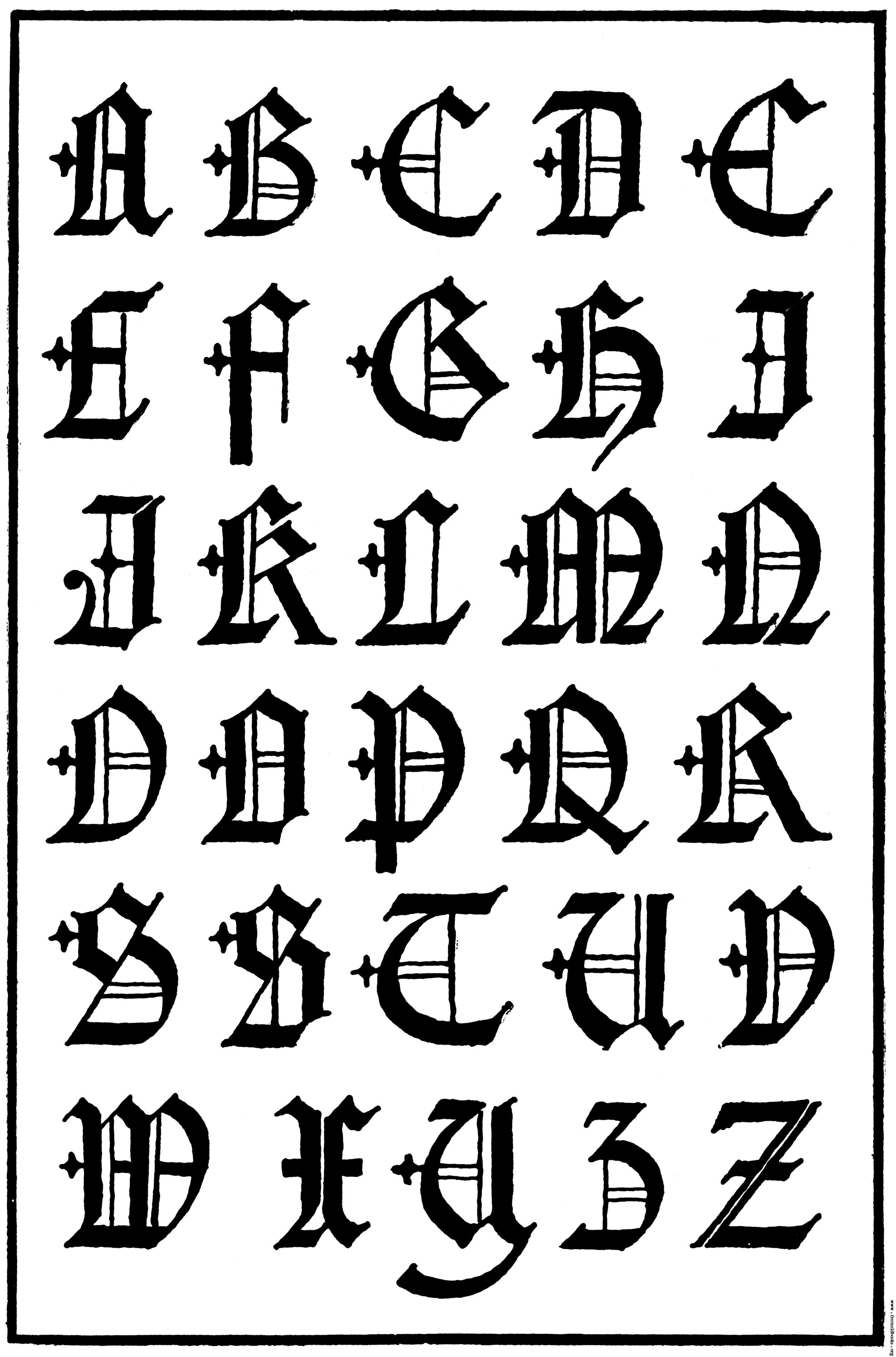 common gothic fonts