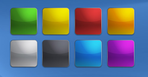 iPhone Buttons Template