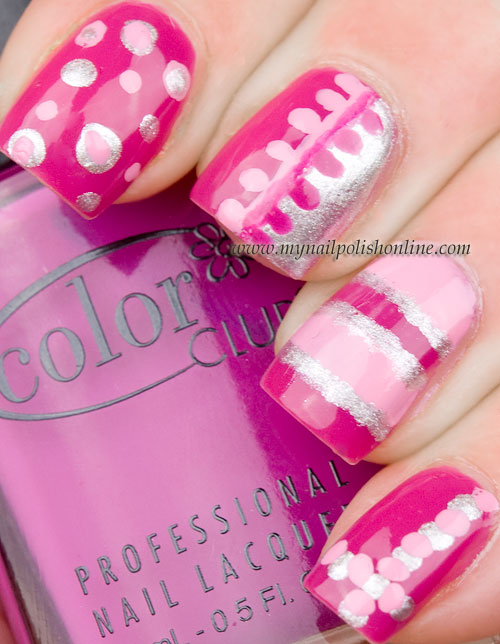 Pink Nail Art