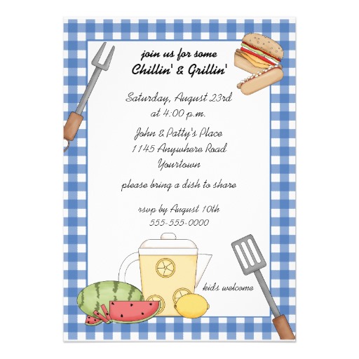 16 Free Printable Cookout Invitations Template Images Free Cookout