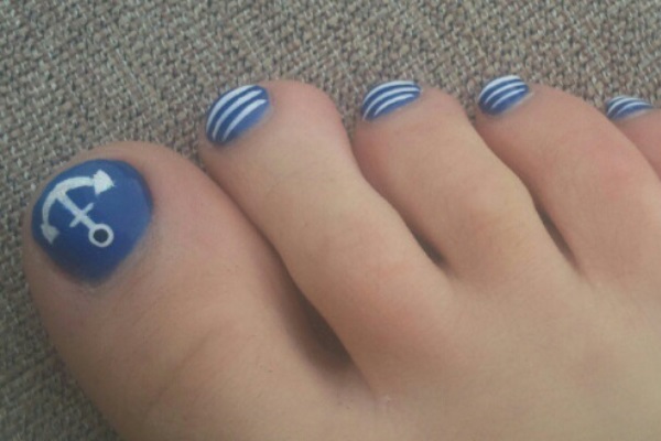 Summer Toe Nail Design