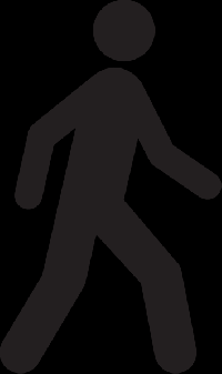 Stick Person Walking Clip Art