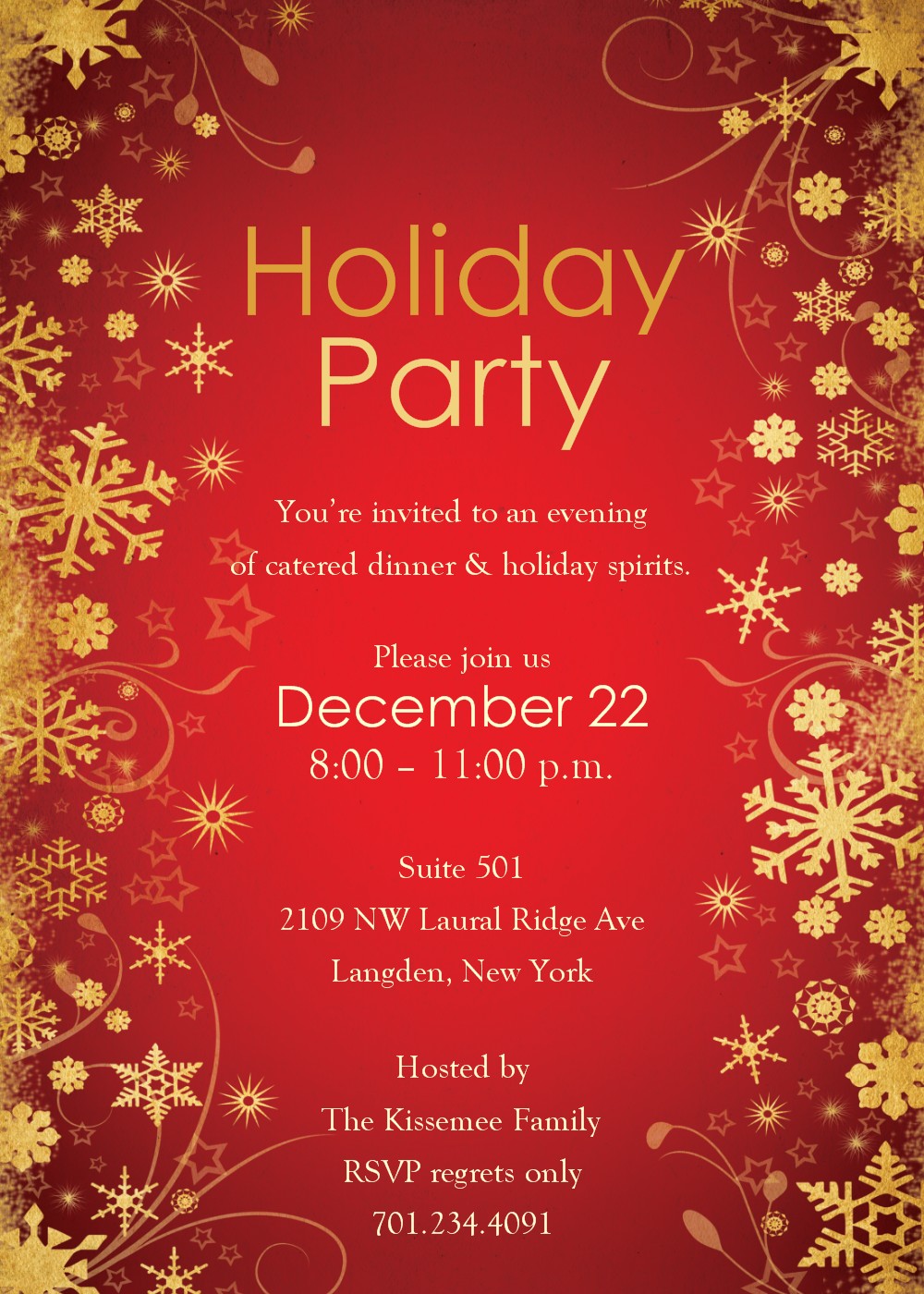 17 Holiday Party Template Images Christmas Holiday Party Invitation 