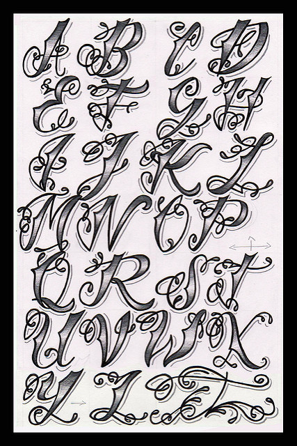 12 Cholo Font Styles Images Cholo Letters Alphabet Gangster Tattoo Lettering Font And 