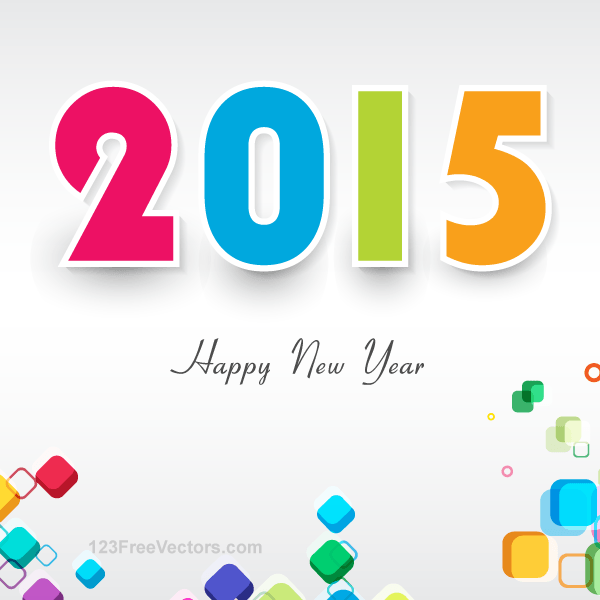 Vector Happy New Year 2015