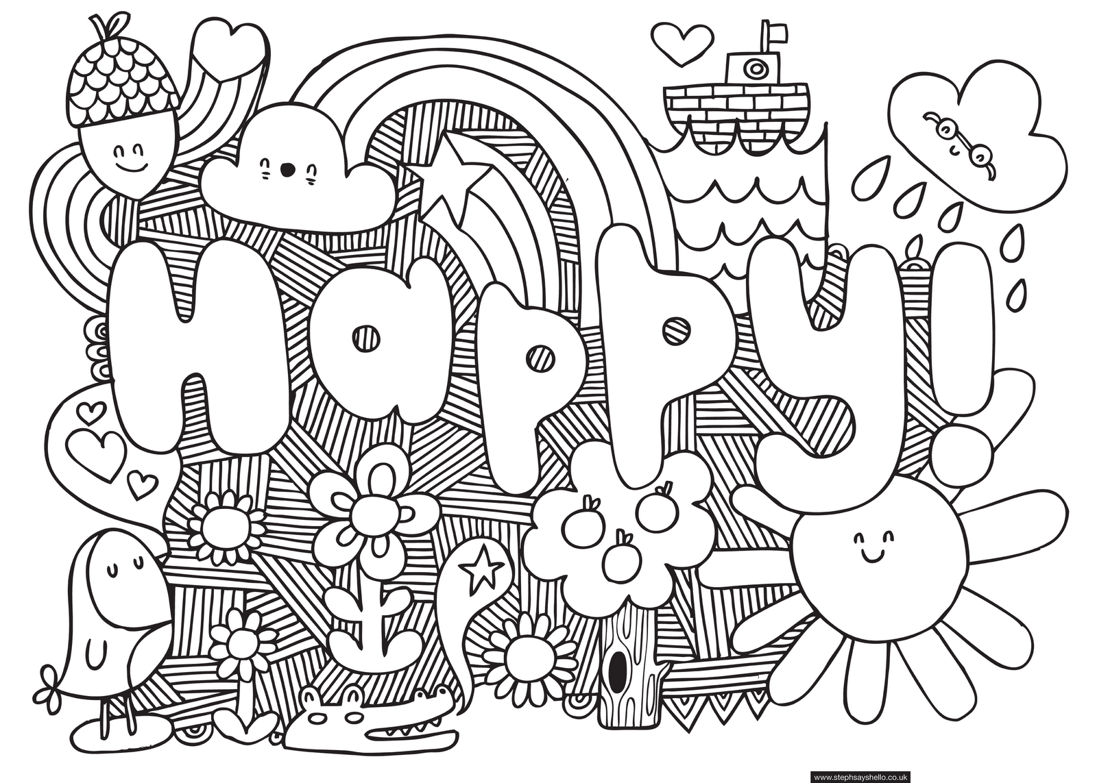 16 Cool Designs Patterns To Color Images Cool Design Coloring Pages 