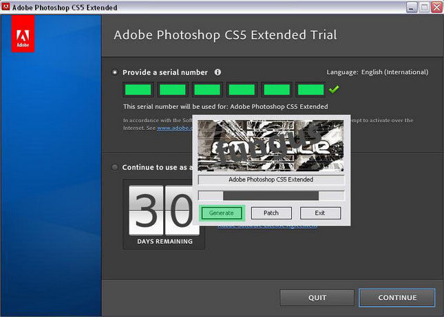 cs5 photoshop serial key