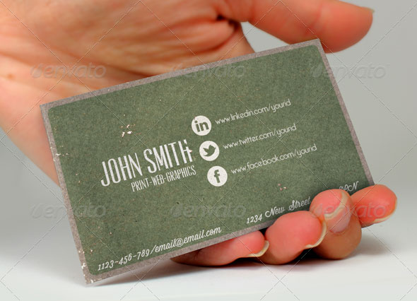 Vintage Business Card Template