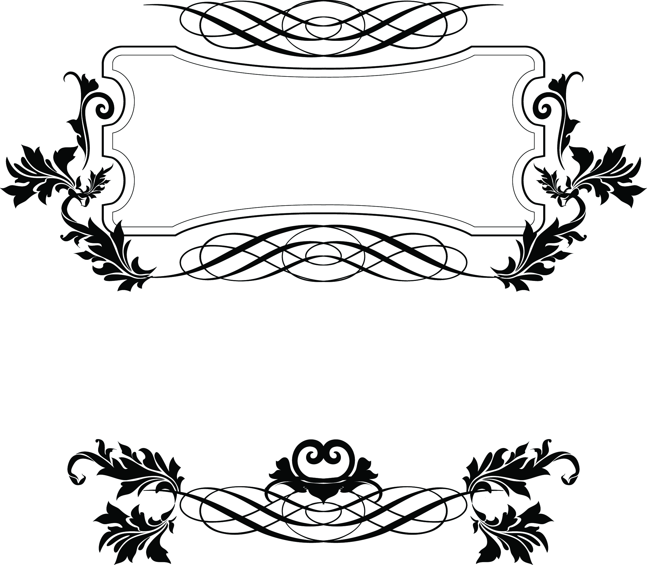 decorative vector borders