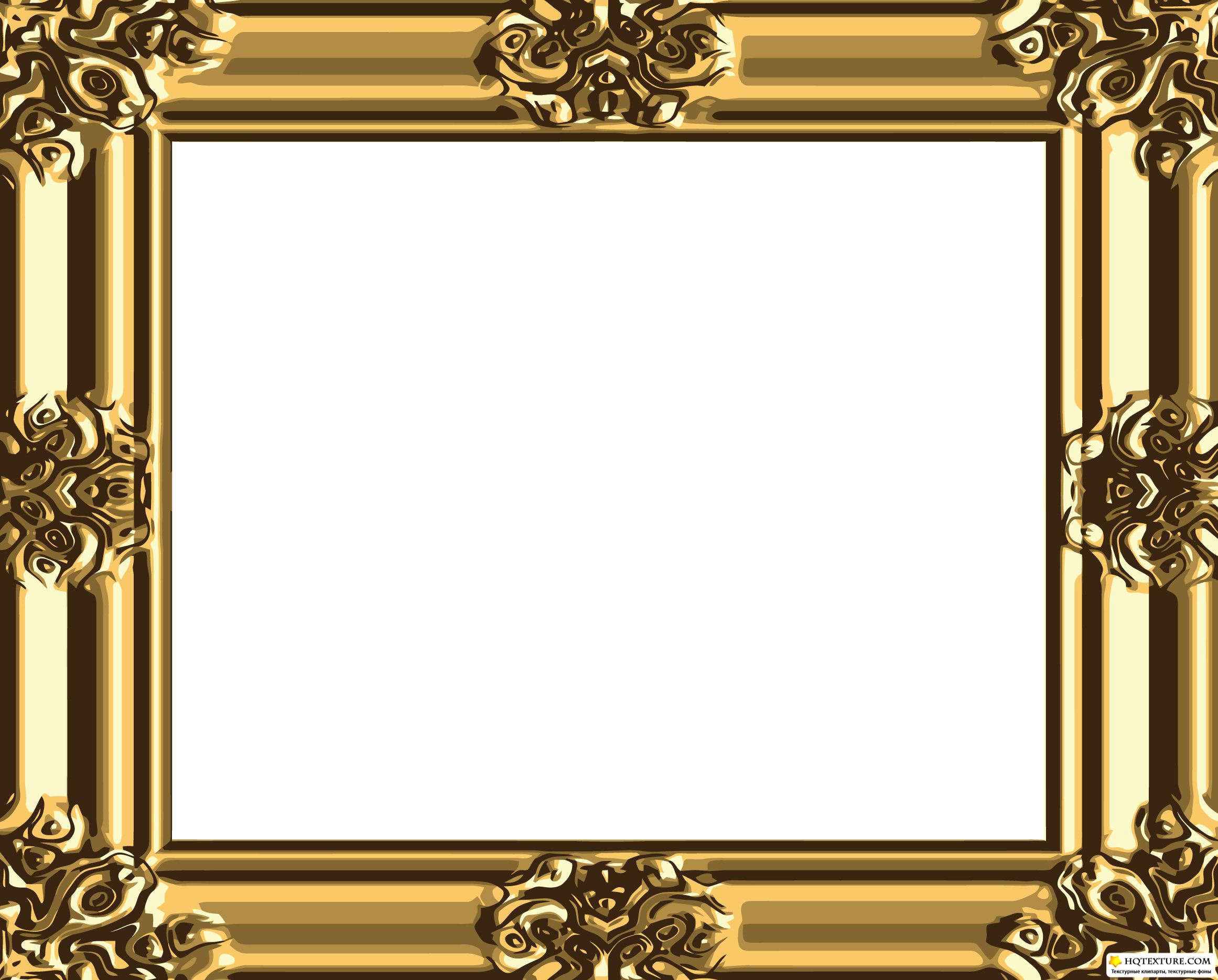 antique gold frame border