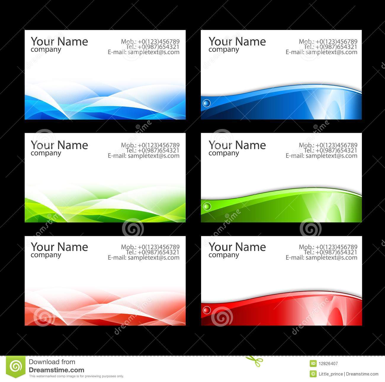 word business card templates free download