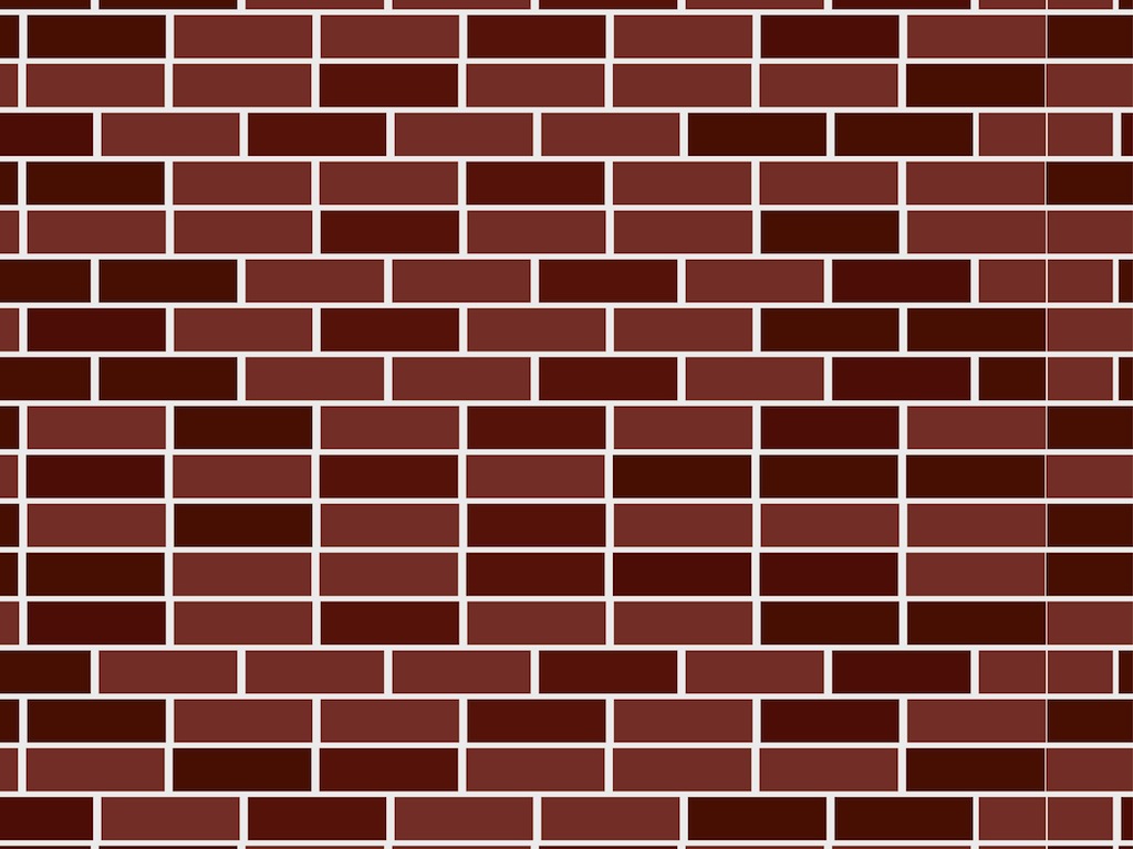 7 Brick Wall Vector Images - Cartoon Brick Wall Pattern, White Brick