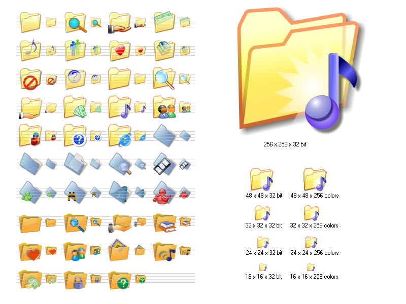 windows 10 folder icons pack free download