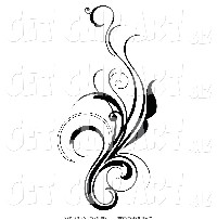 Elegant Black and White Clip Art