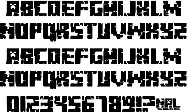 146 Printable Minecraft Font Download Free SVG Cut Files Freebies 