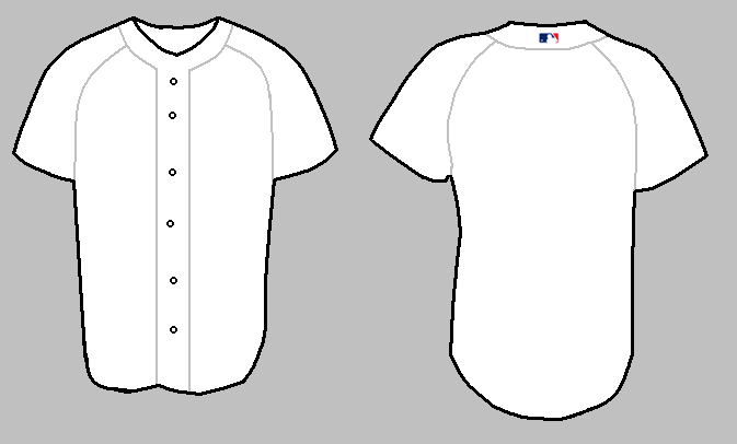 baseball jersey layout
