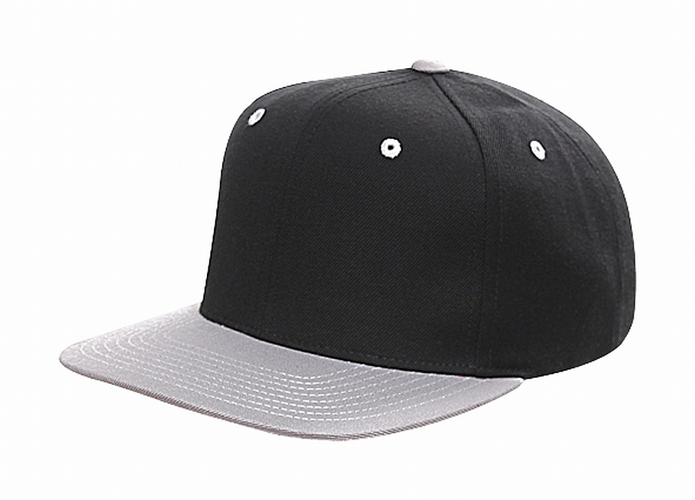 Blank Black Snapback Hats Template