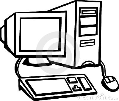 Desktop Computer Illustration