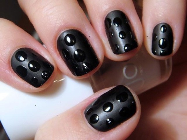 Matte Nail Art Design