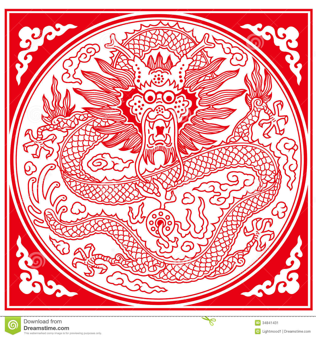 Chinese Dragon Designs Patterns