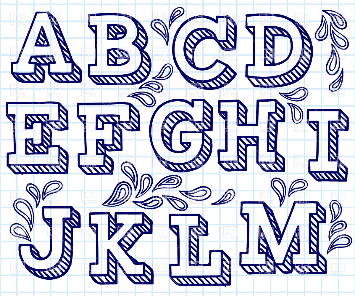 10 Awesome Fonts Alphabet Images Graffiti Fonts Alphabet Letters Bubble Letter Cursive Fonts 