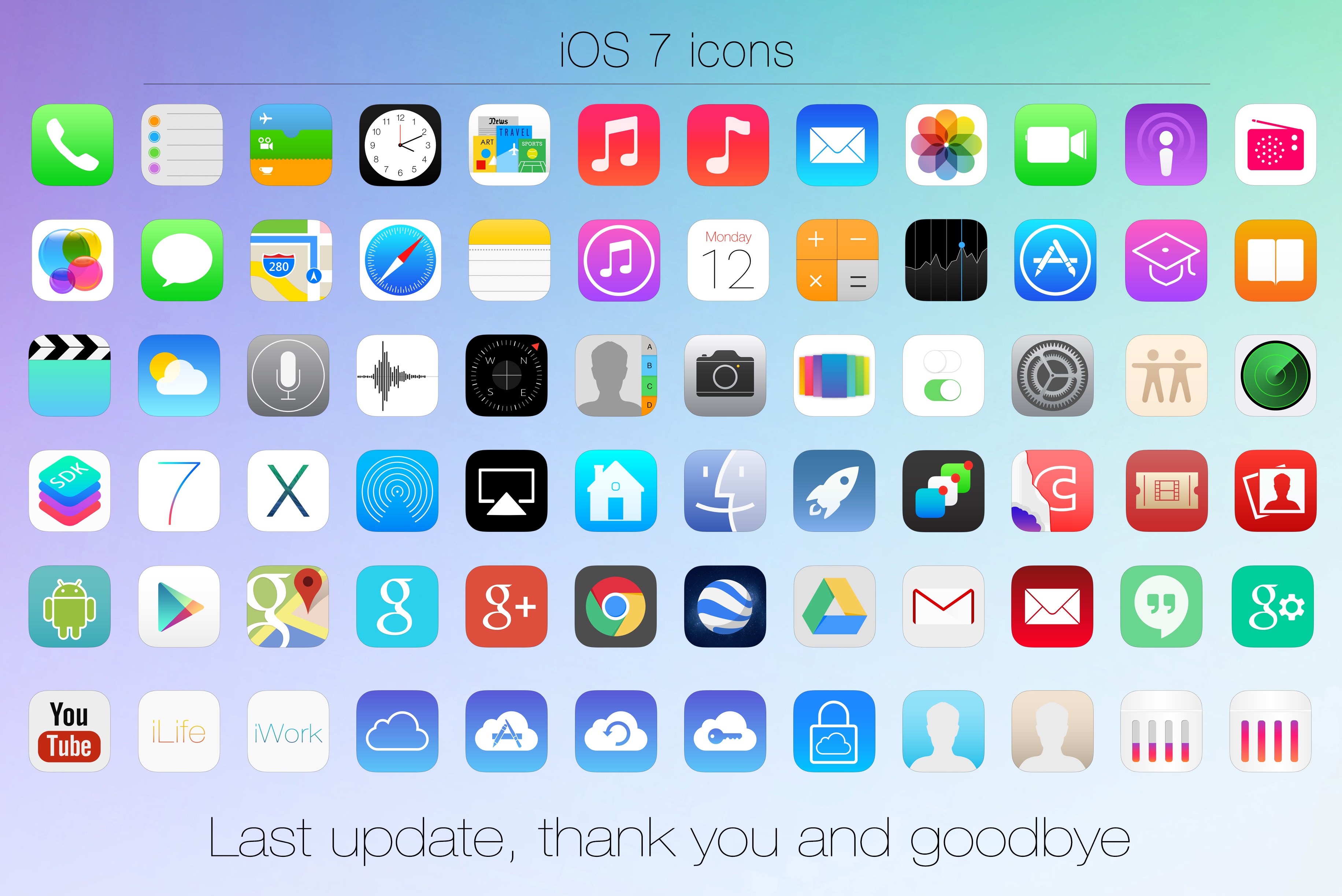 13 Ios 7 Icon Pack Images Ios 7 Icon Pack Download For Android