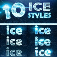 Ice Text Photoshop Style