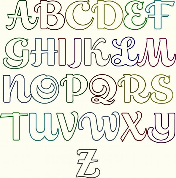 12 Cool Font Styles Alphabet Images Fancy Cursive Fonts Alphabet 