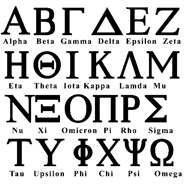 17 Free Greek Vector Fonts Alphabet Images Alpha And Omega Greek 