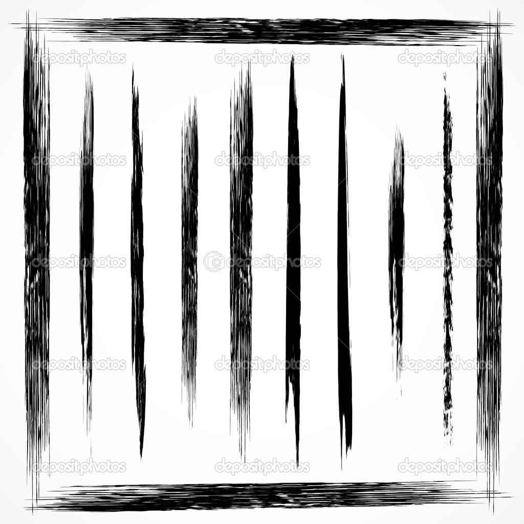 Grunge Vector Horizontal Line