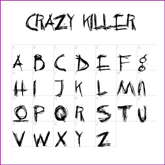 13 Spooky Font For Word Images Scary Word Fonts Scary Letter Fonts 