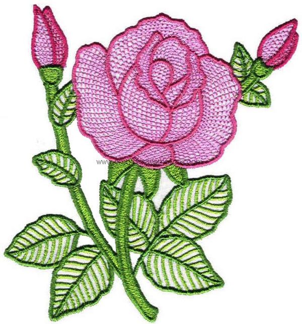 Flower Machine Embroidery Design