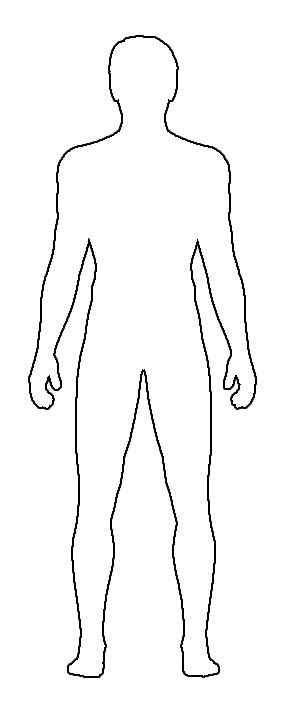 Body Outline Male 300 Vectors Stock Photos Psd Files