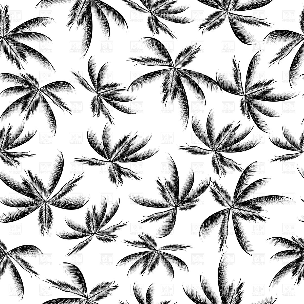 15 Photos of Palm Tree Free Vector Patterns