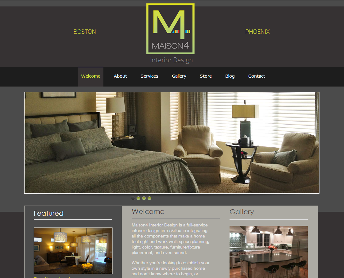 Interior Design Portfolio Websites