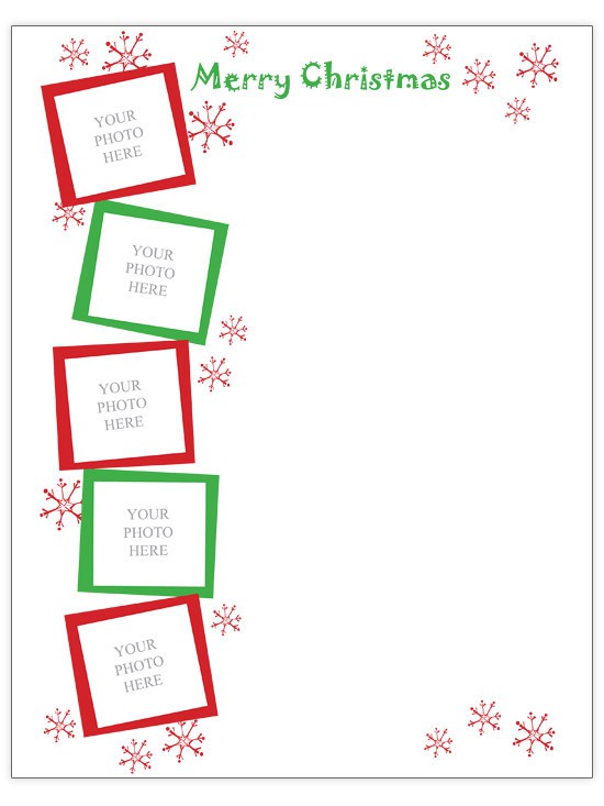 19 Free Printable Christmas Letter Templates Images Free Printable Holiday Letter Templates