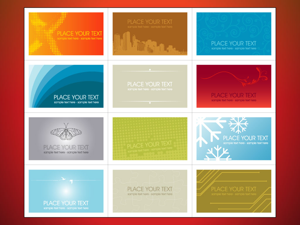 business cards templates free printable