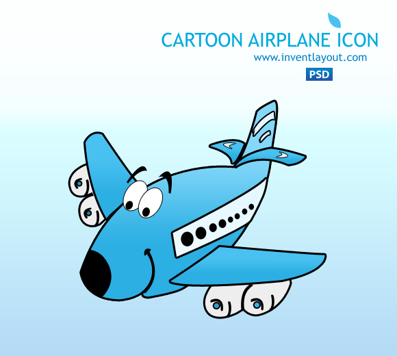 12 plane psd cartoon images