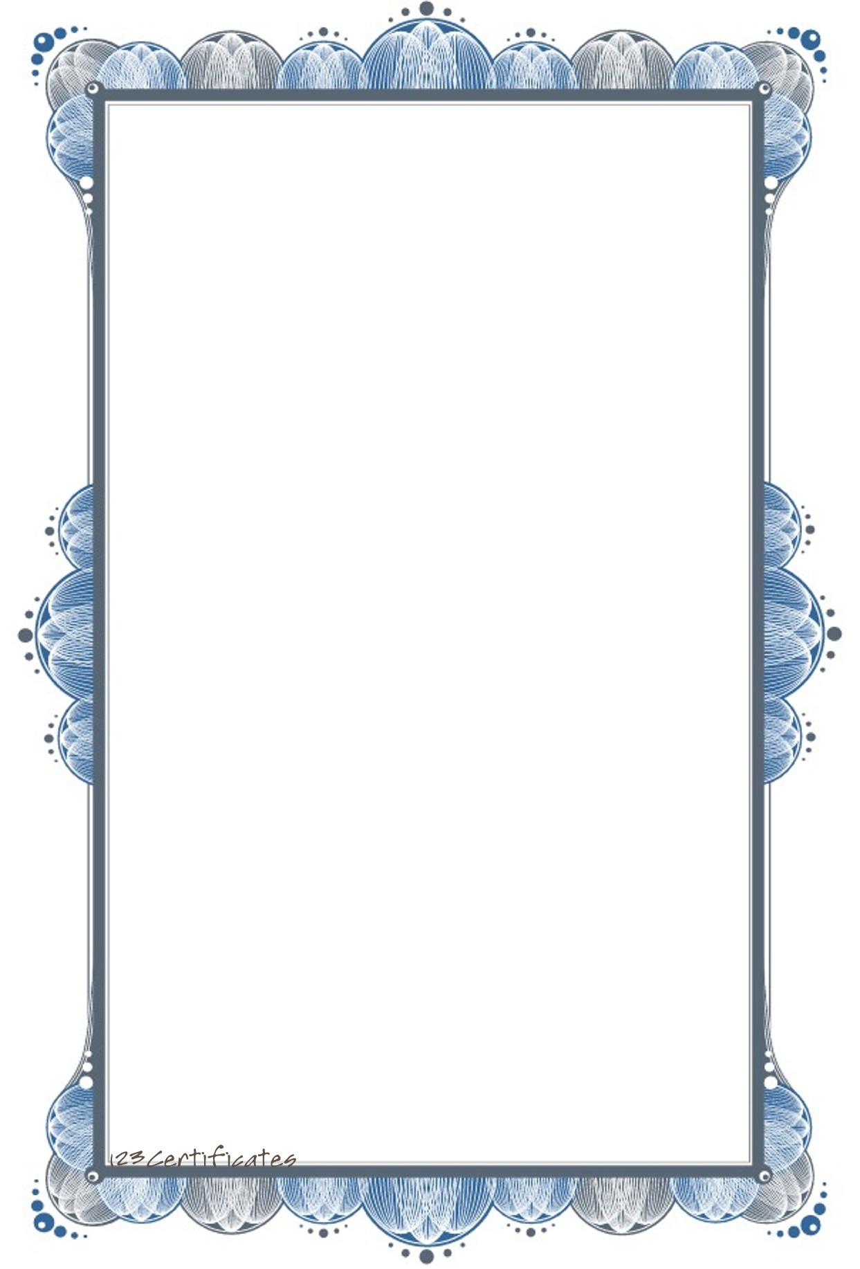 15 Free Border Templates Images Certificates Borders Templates Free Download Blue Certificate 
