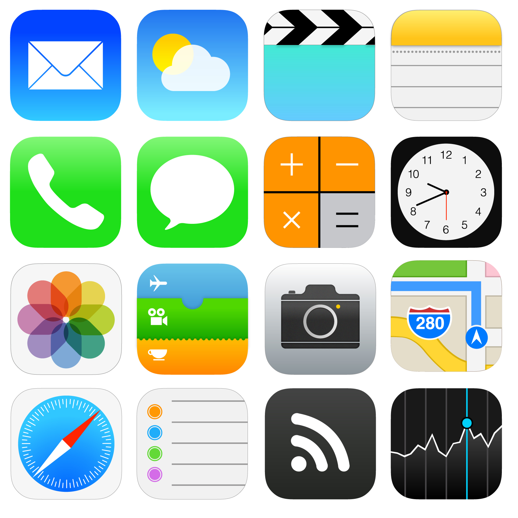 13 Apple IPhone App Icons Images IPhone Weather App Icon Apple App 