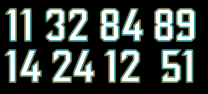 what font is used on nfl jerseys