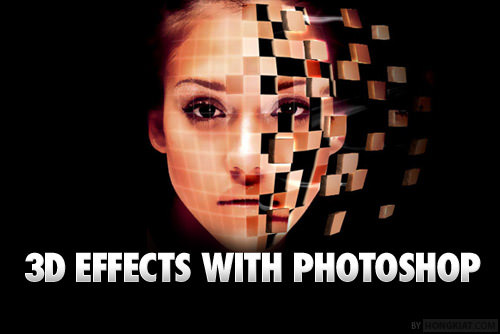 3D Effect Photoshop Tutorial